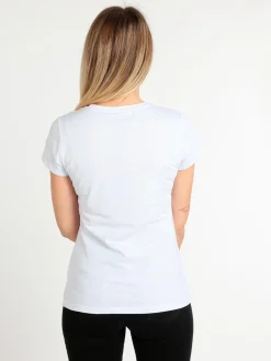 Monte Cervino T-shirt donna con disegno e perline