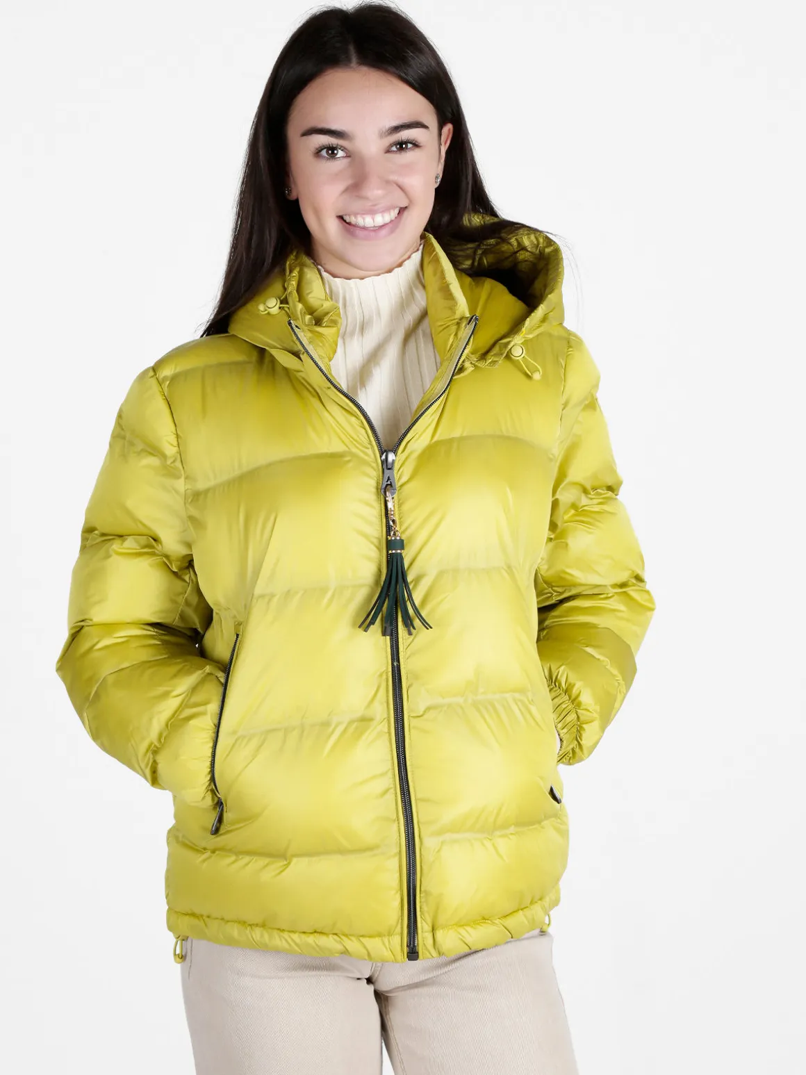 Mont Rose Giubbotto donna imbottito con cappuccio e zip