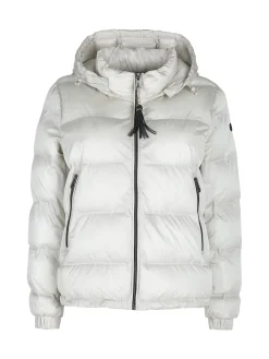 Mont Rose Giubbotto donna imbottito con cappuccio e zip