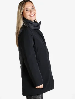 Mont Rose Giubbotto donna imbottito a collo alto - nero