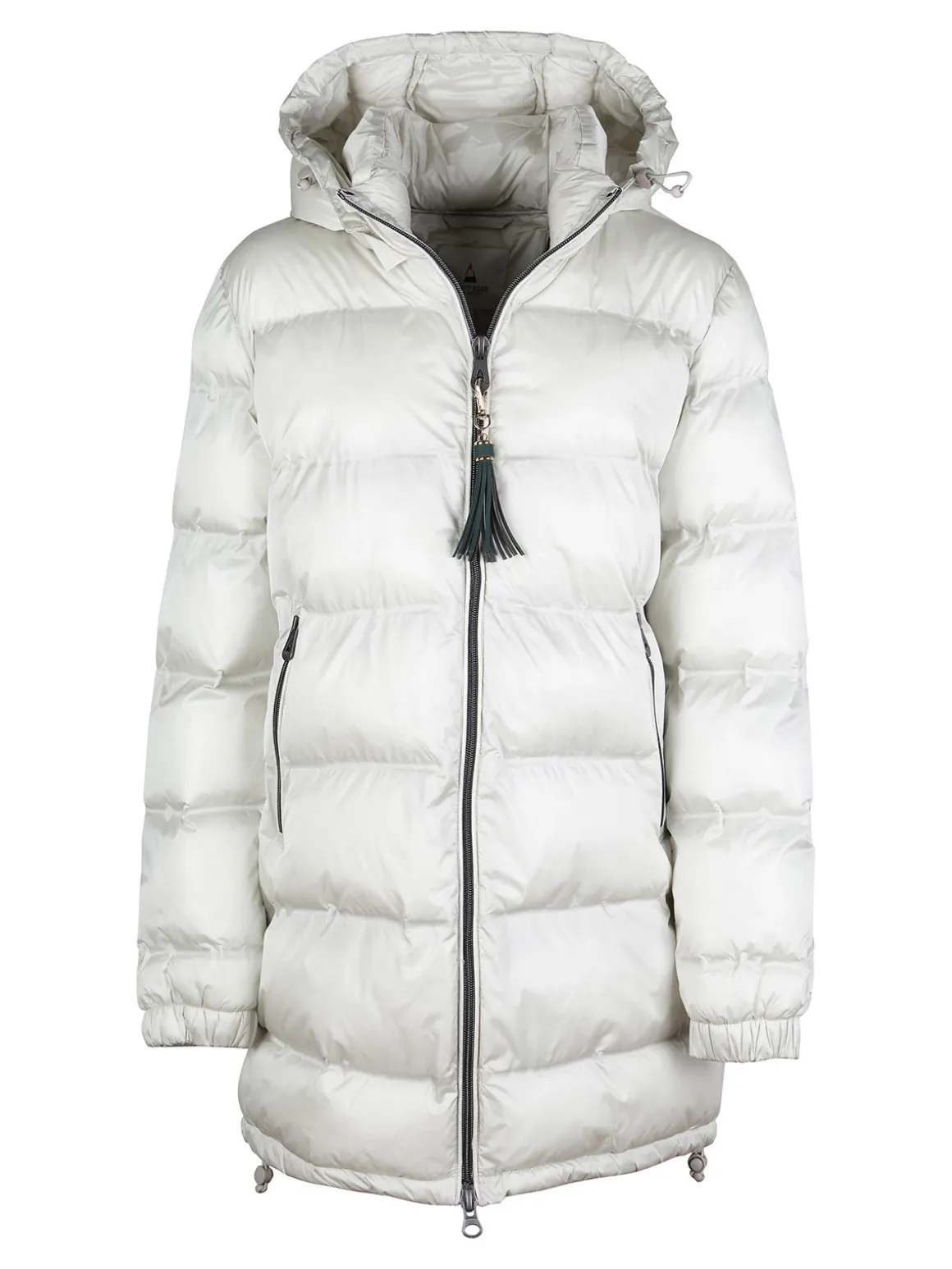 Mont Rose Giubbotto lungo da donna imbottito con cappuccio e zip