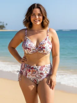 Moorea Beach Bikini donna con coppe imbottite e con ferretto e slip - multicolore