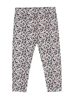 Mouset Completo bambina 2 pezzi con t-shirt e leggings maculati a 3/4