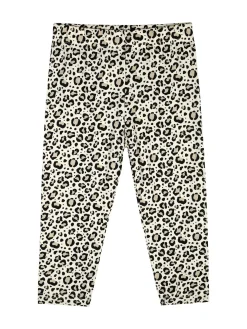 Mouset Completo bambina 2 pezzi con t-shirt e leggings maculati a 3/4