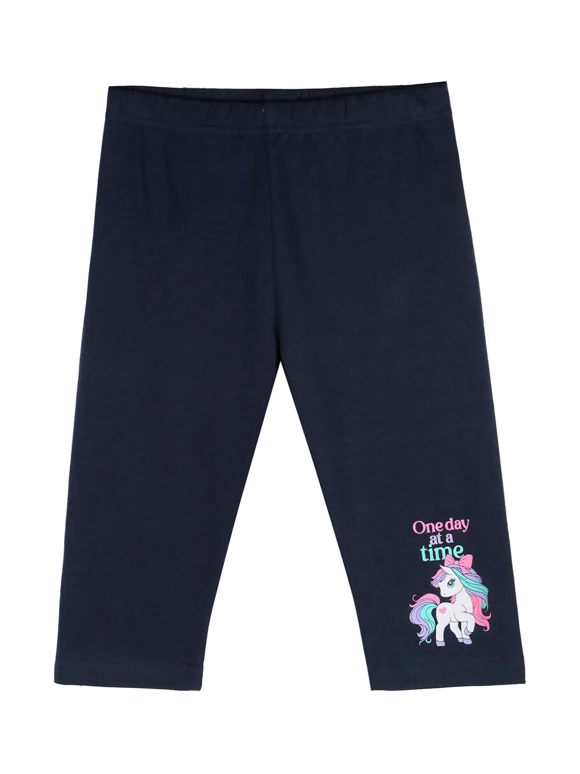 Mouset Completo da bambina con t-shirt e leggings fiorati a 3/4