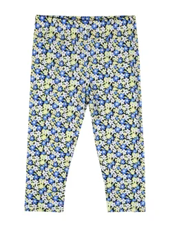 Mouset Completo da bambina con t-shirt e leggings fiorati a 3/4