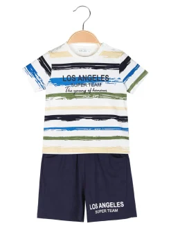 Mr Jek Completo corto da bambino 2 pezzi con t-shirt e bermuda