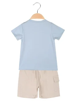 Mr Jek Completo corto da neonato con t-shirt e bermuda