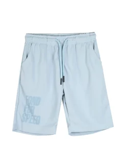 Mr Jek Completo corto da ragazzo con t-shirt e bermuda - azzurro