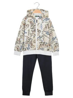 Mr Jek Completo da bambino 3 pezzi con cappuccio e zip