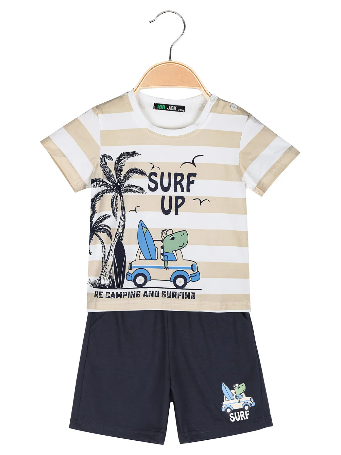 Mr Jek Completo da neonato 2 pezzi con t-shirt e bermuda