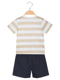 Mr Jek Completo da neonato 2 pezzi con t-shirt e bermuda