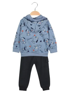 Mr Jek Completo da neonato 3 pezzi - blu