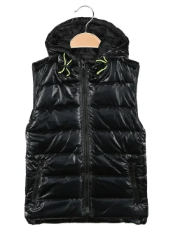 Mr Jek Gilet imbottito da bambino con cappuccio