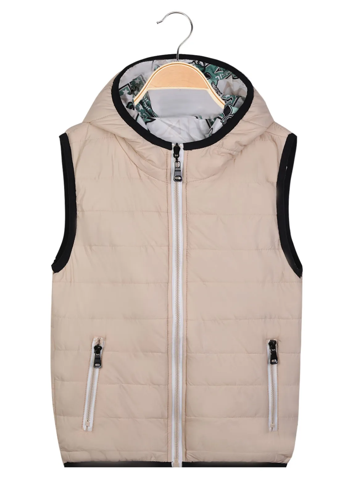 Mr Jek Gilet trapuntato da bambino reversibile