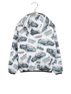Mr Jek Giubbino 100 grammi da ragazzo reversibile con cappuccio e zip - verde chiaro
