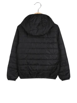 Mr Jek Giubbino 100 grammi da ragazzo reversibile con cappuccio e zip - nero