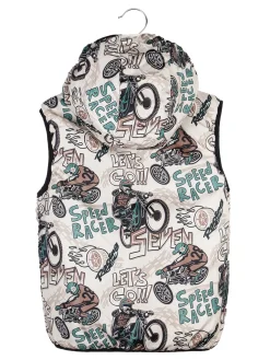 Mr Jek Smanicato da bambino reversibile con cappuccio e zip