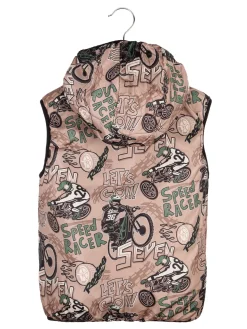 Mr Jek Smanicato da bambino reversibile con cappuccio e zip