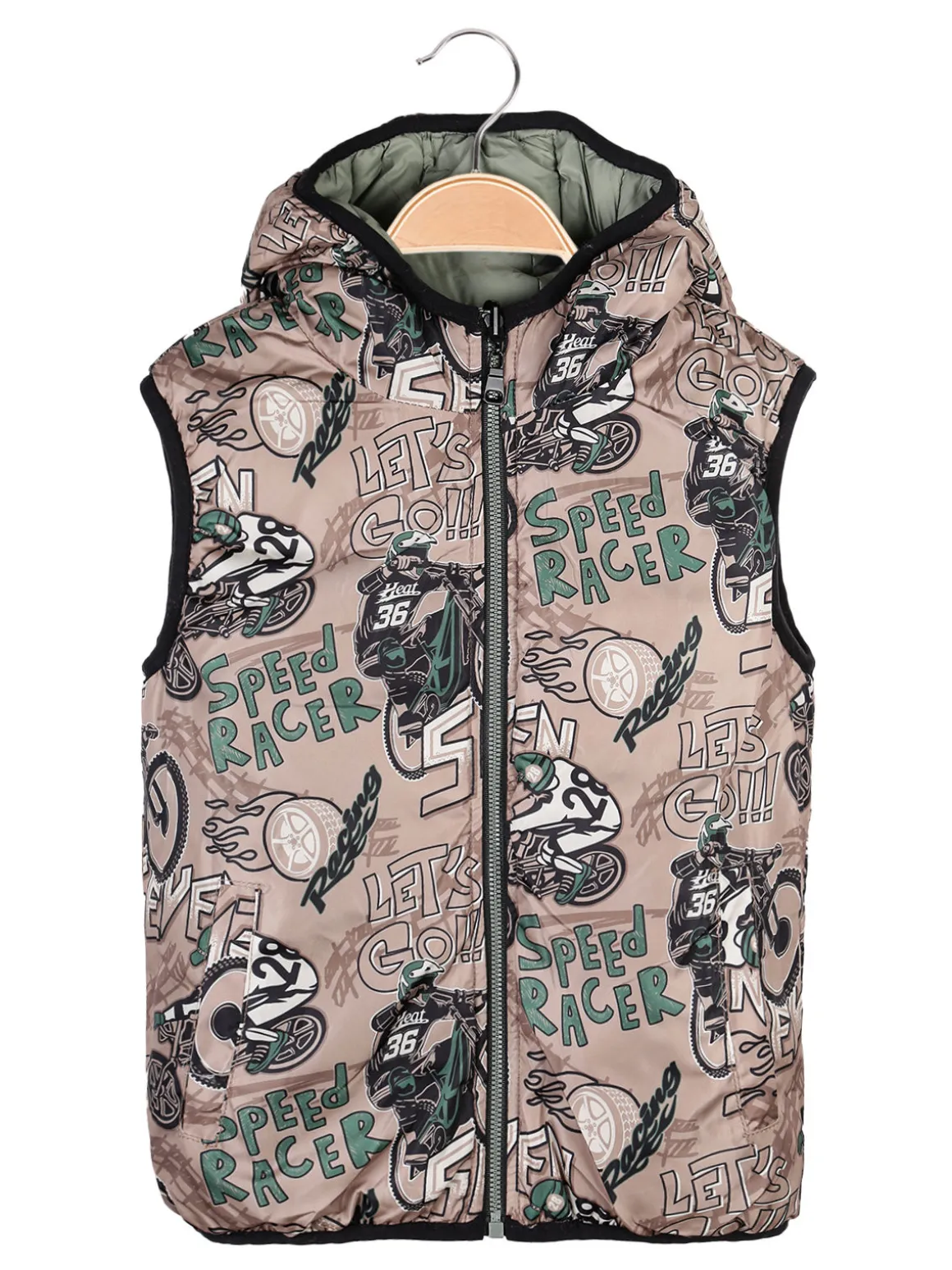 Mr Jek Smanicato da bambino reversibile con cappuccio e zip