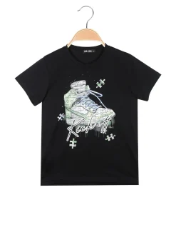 Mr Jek T-shirt da bambino in cotone con stampa