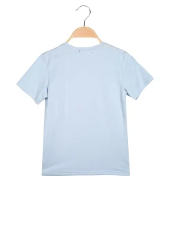 Mr Jek T-shirt da bambino in cotone con stampa - azzurro