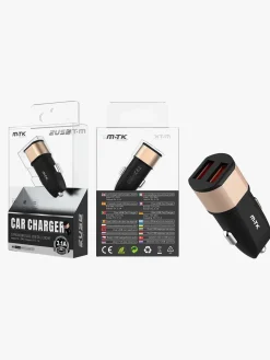 M.Tk Caricatore auto dual usb
