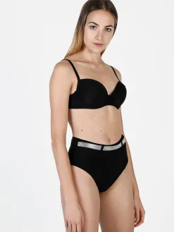 Mya Swimwear Bikini donna con reggiseno imbottito e slip con strass