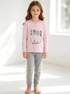 Nacshua Amma Pigiama lungo bambina in cotone