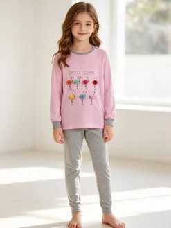 Nacshua Molly Pigiama lungo bambina in cotone