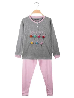 Nacshua Molly Pigiama lungo bambina in cotone