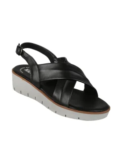 Nakoa Sandali in pelle da donna con fasce intrecciate
