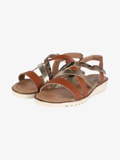 Nakoa Sandali in pelle intrecciati donna