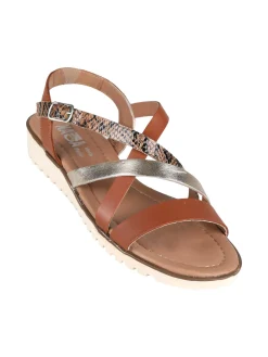 Nakoa Sandali in pelle intrecciati donna