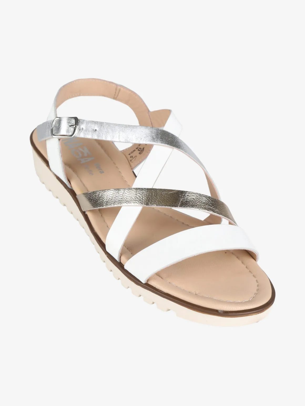 Nakoa Sandali in pelle intrecciati donna