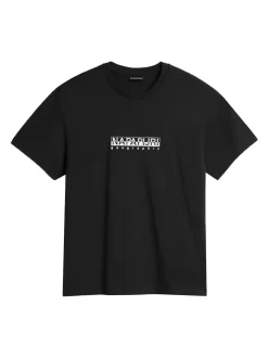 Napapijri S BOX W SS T-shirt donna manica corta con scritta