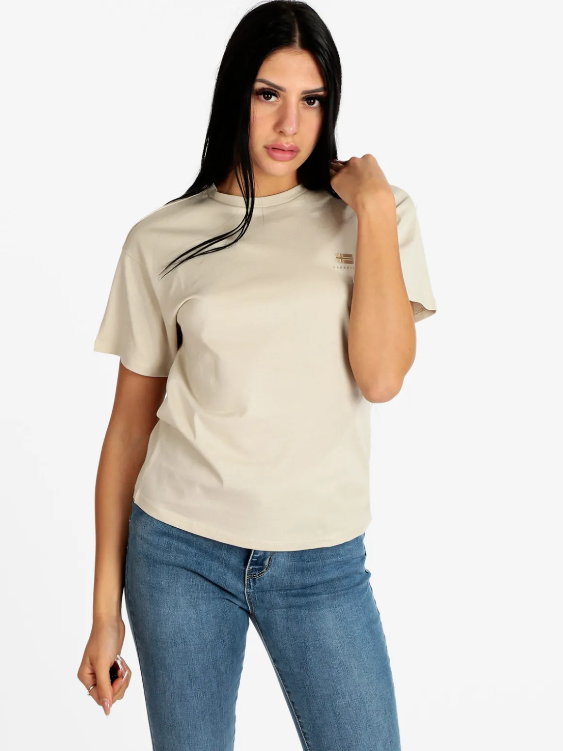 Napapijri S NINA T-shirt donna manica corta con logo