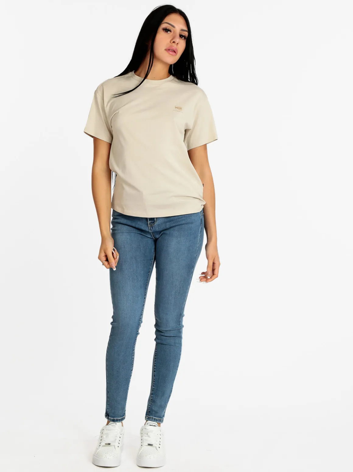 Napapijri S NINA T-shirt donna manica corta con logo