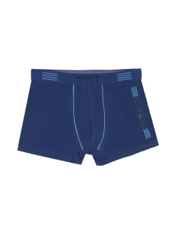 Navigare Boxer da ragazzo in cotone - blu