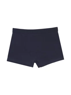 Navigare Boxer da ragazzo in cotone - blu scuro