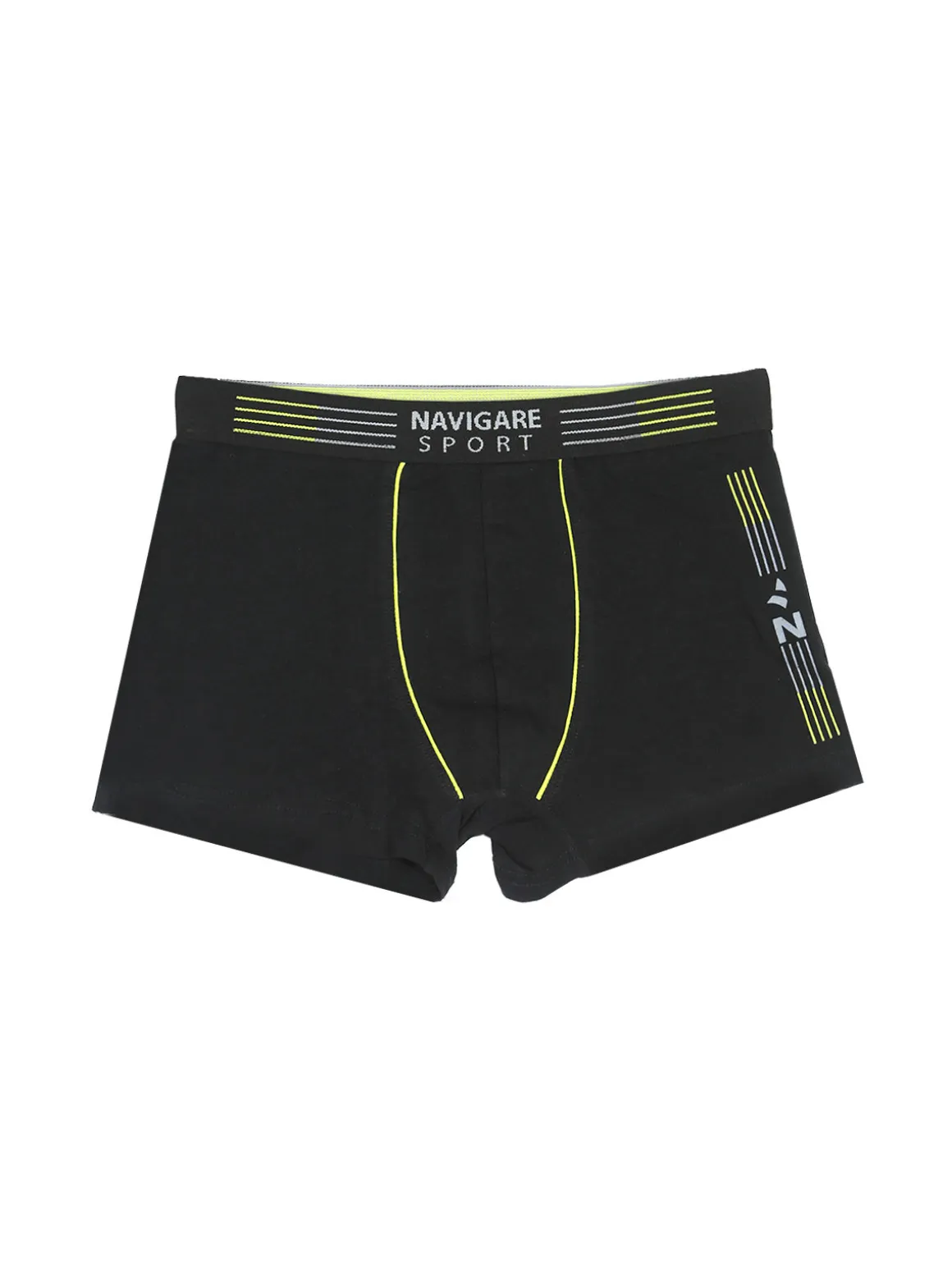 Navigare Boxer da ragazzo in cotone - nero