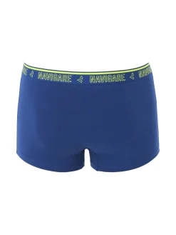 Navigare Boxer da uomo in cotone - blu