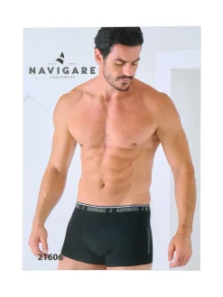 Navigare Boxer da uomo in cotone - blu