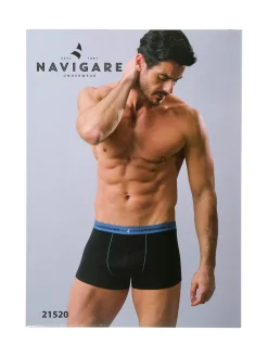 Navigare Boxer da uomo in cotone - bordeaux