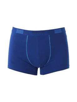 Navigare Boxer da uomo in cotone elasticizzato - blu