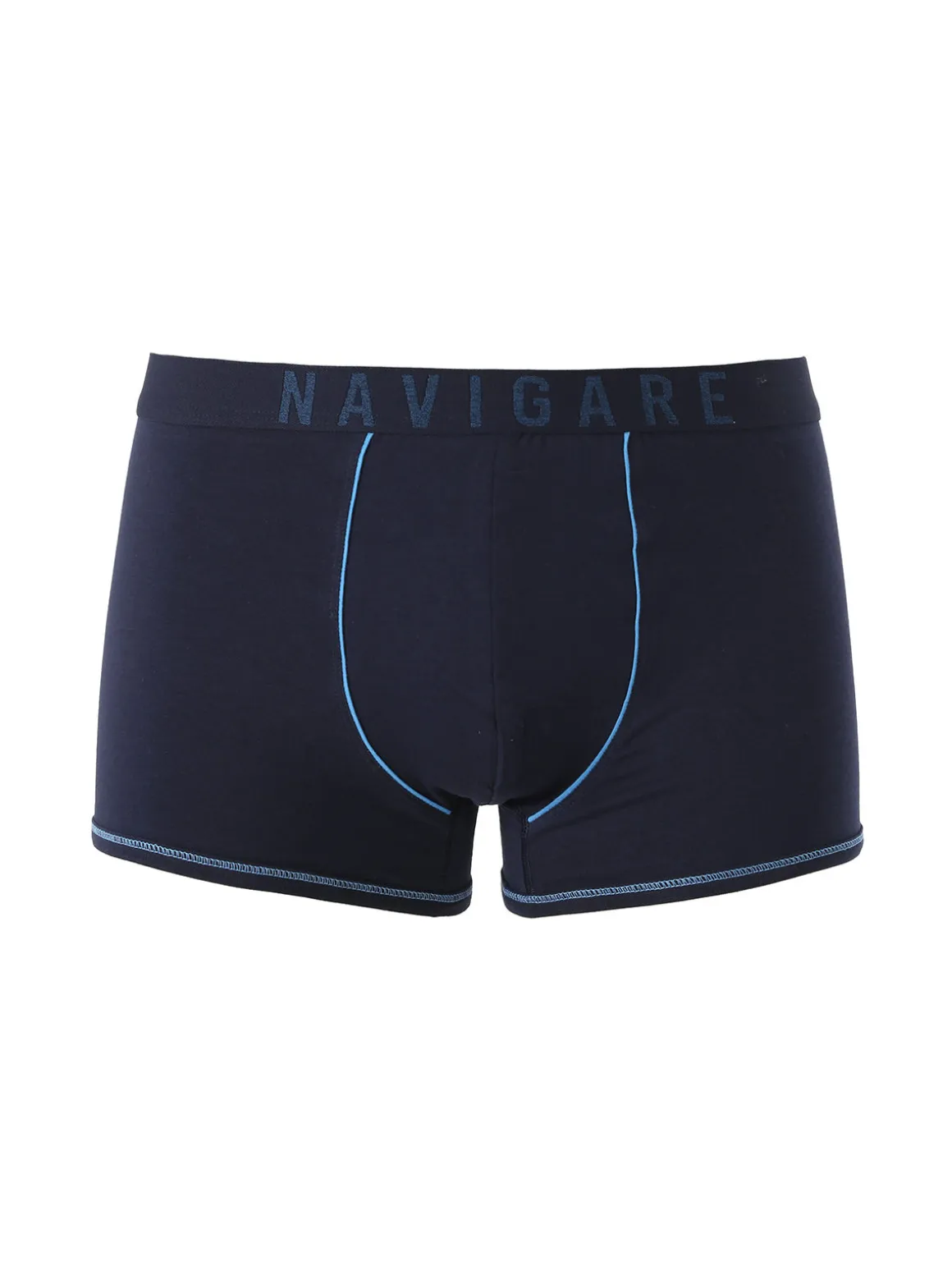 Navigare Boxer da uomo in cotone - blu scuro