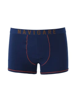 Navigare Boxer da uomo in cotone - blu