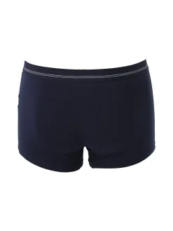 Navigare Boxer da uomo in cotone - blu scuro