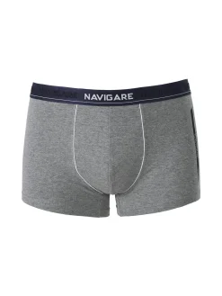 Navigare Boxer uomo in cotone jersey - blu scuro