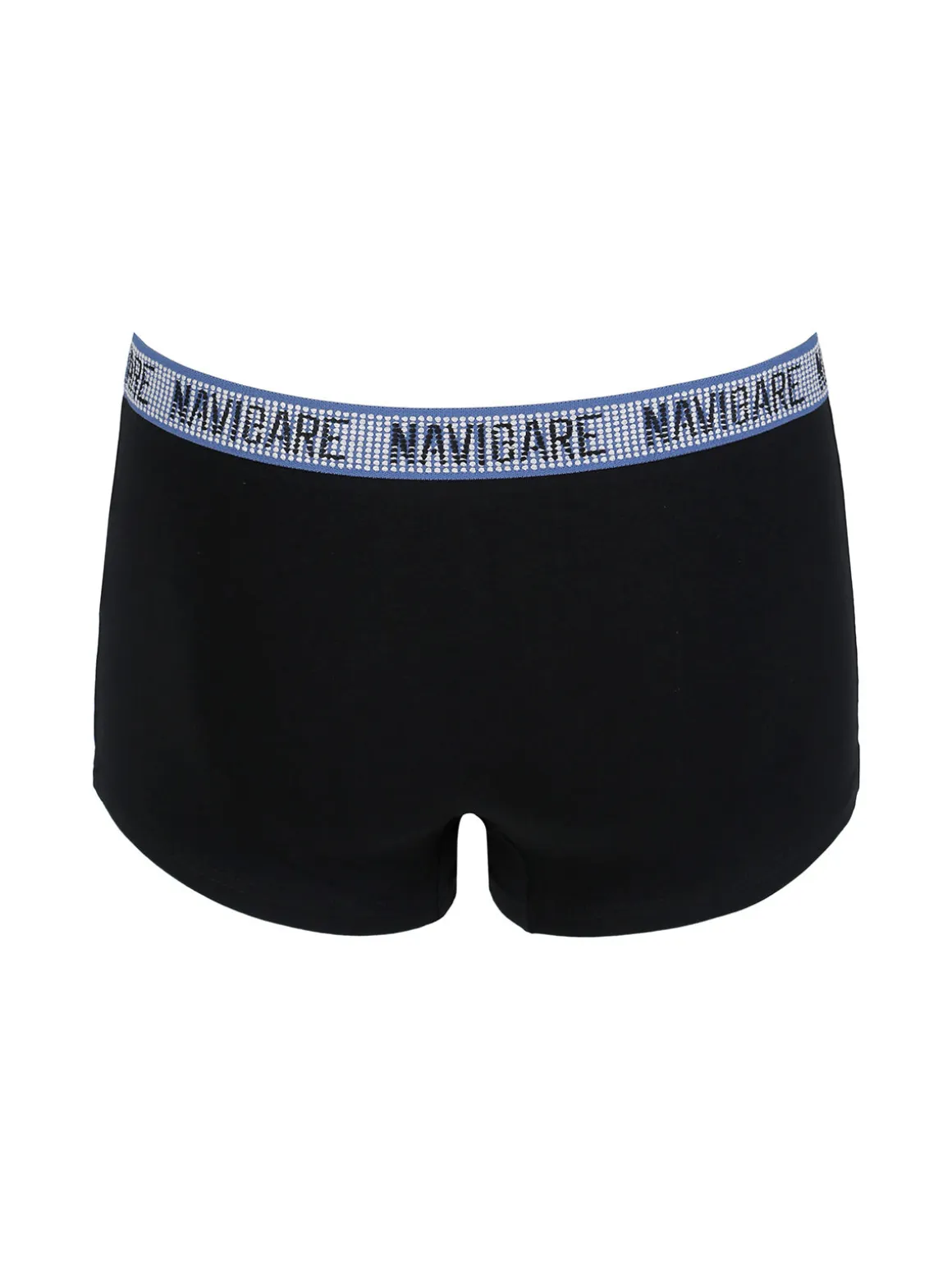 Navigare Boxer uomo in cotone jersey - nero